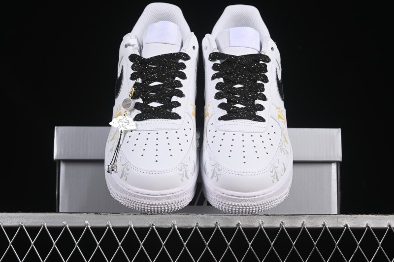 Nike Air Force 1'07 Low East Fence Drunk Chinese Style Gradient Yellow Low-Top Casual Sneakers - ZH0316-082