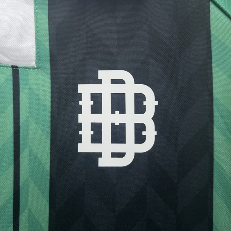 25/26 Real Betis Green with Black Vertical Stripes Jersey