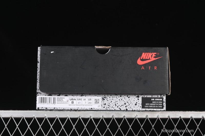 Nike Air Jordan 5 Retro Fire Red Black Tongue Basketball Shoes - HQ7978-101