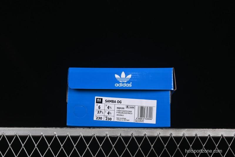 Adidas Samba OG Classic Casual Sneakers - HQ5155