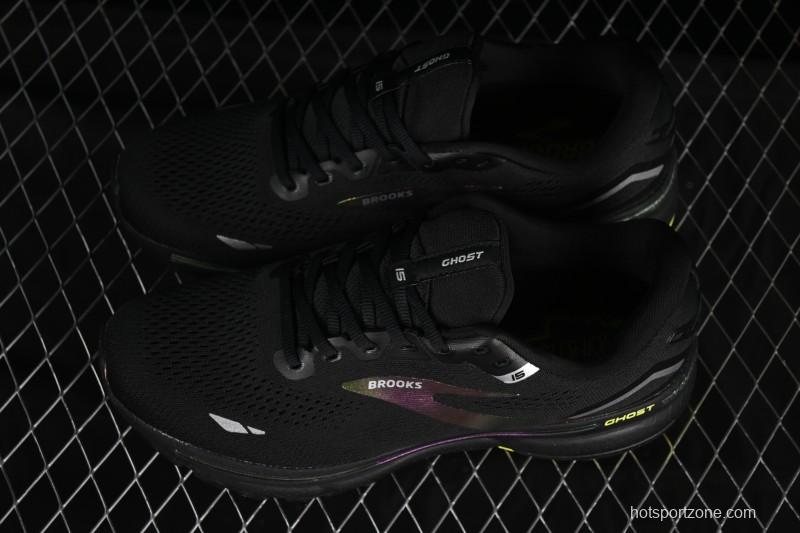 Brooks Ghost 15 Low-Cut Breathable Cushioned Support Casual Running Shoes - 1203801B189