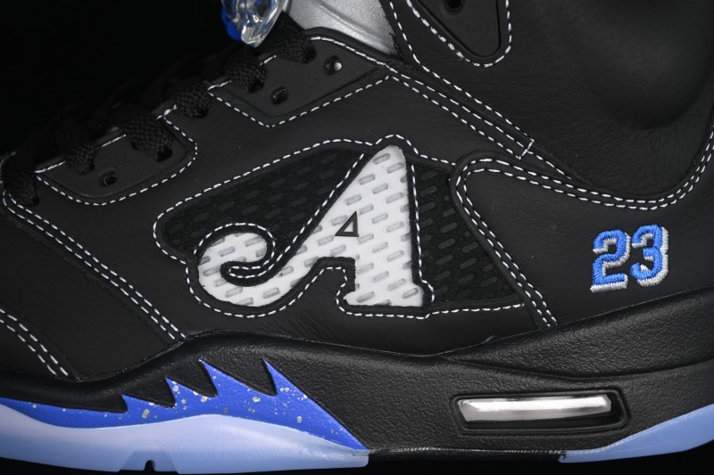Nike Awake NY x Air Jordan 5 Black Metallic Basketball Shoes - DV4982-004