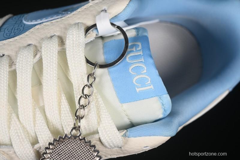 Nike Air Force 1 '07 Low Gucci Collaboration Ice Blue Low-Top Casual Sneakers - DF0188-067