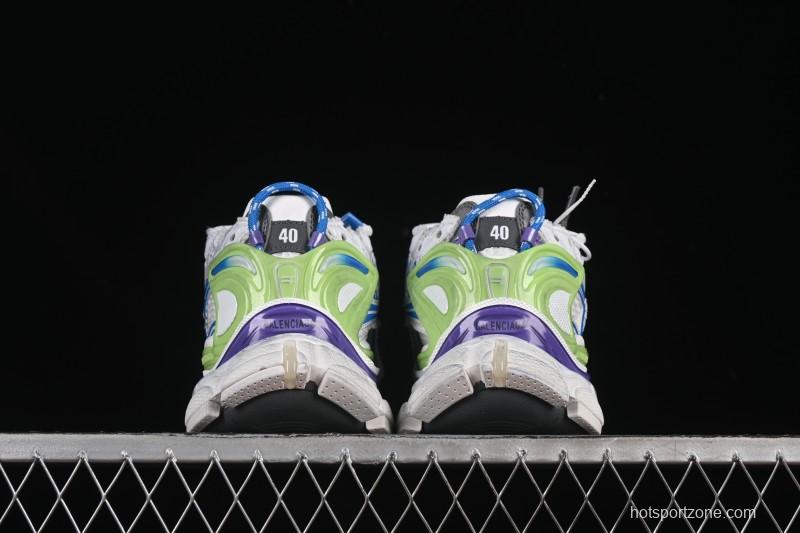 Balenciaga Runner Kith Four Color Retro Casual Shoes - W3RMU9043