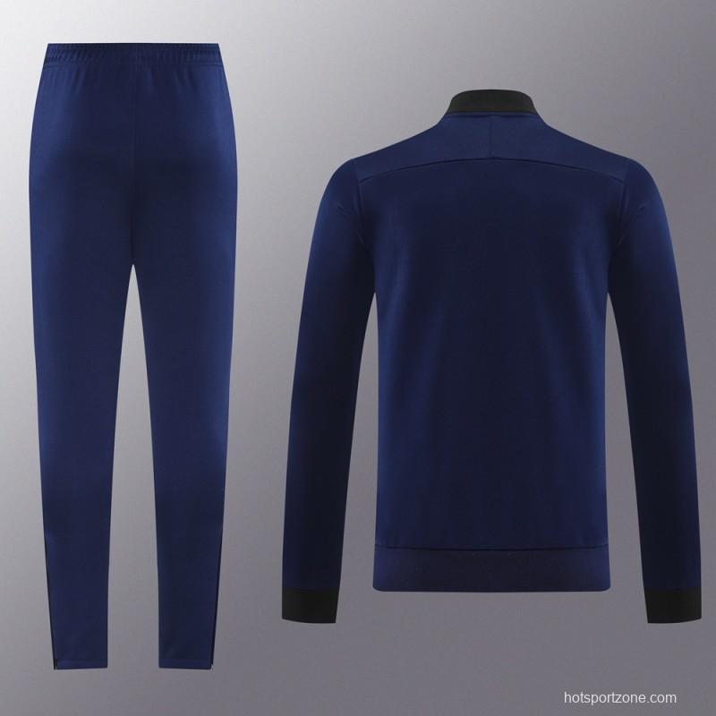 2025 NIKE Navy Full Zipper Jacket + Long Pants