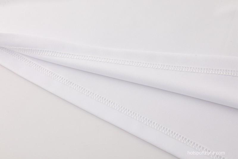 2025 Adidas White Short Sleeve Jersey+Shorts