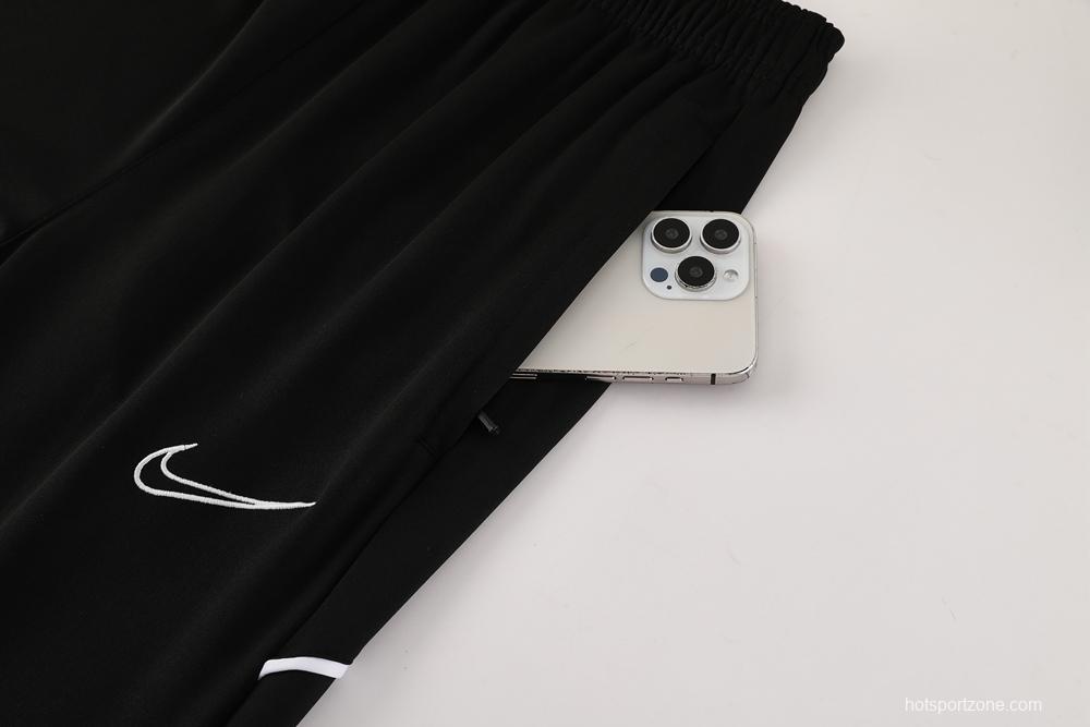 2025 Nike Grey Full Hoodie Zipper Jacket +Long Pants