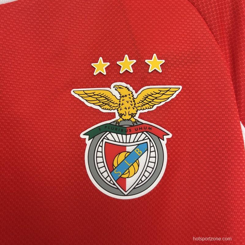 25/26 Long Sleeve Benfica Home Jersey