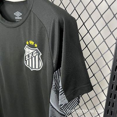 2025/26 Santos Black Goalkeeper Jersey