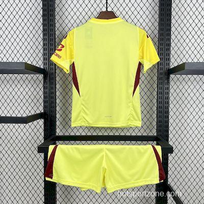 2025/26 Kids Benfica Yellow Goalkeeper Kit