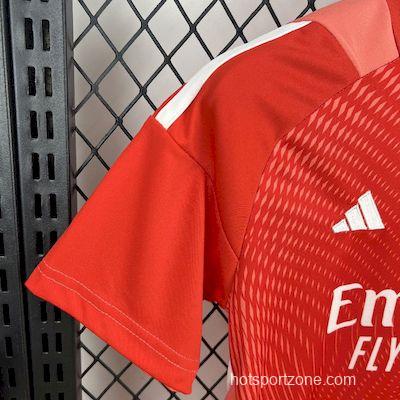2025/26 Kids Real Madrid Orange Color Goalkeeper Red Jersey