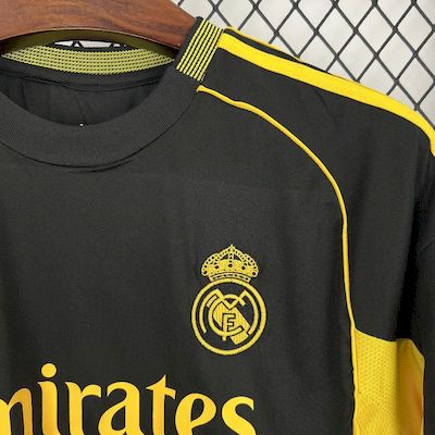 2025/26 Real Madrid Black And Yellow Special Edition Jersey