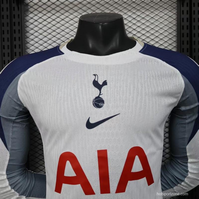 Player Version 25/26 Tottenham Hotspur Home Long Sleeve Jersey