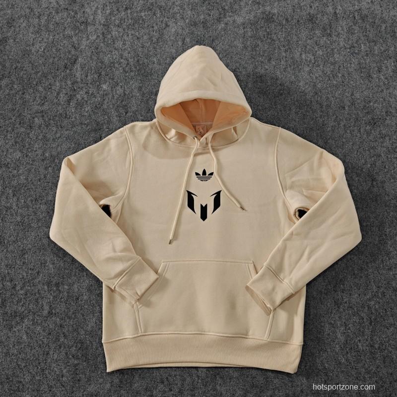 25/26 Inter Miami Messi Fleece-lined Hoodie 9 Color Full Zipper Jacket + Long Pants