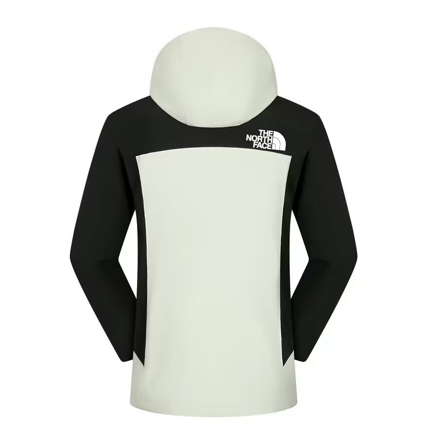 2025 The North Face Men's Mountain Light Jacket - Classic Black/Cream Colorblock