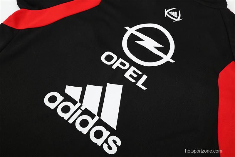 Retro 05/06 AC Milan Black Half Zipper Jacket