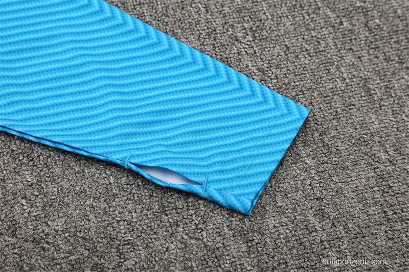 25/26 Napoli Light Blue Camouflage Half Zipper Jacket+Long Pants