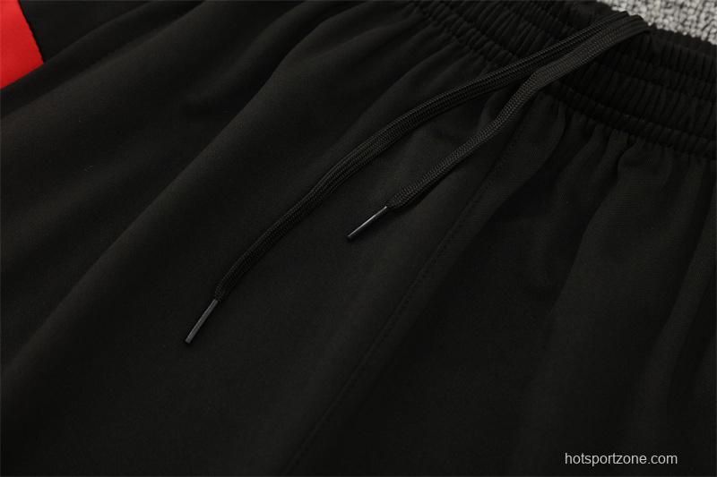 25/26 Portugal Red Half Zipper Jacket+Long Pants