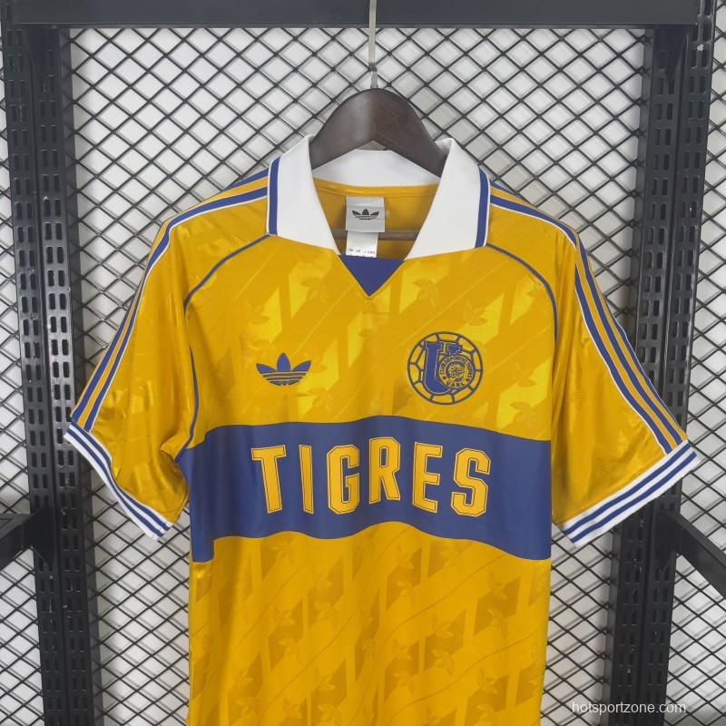 Retro Tigres UANL Yellow & Blue Classic Home Jersey