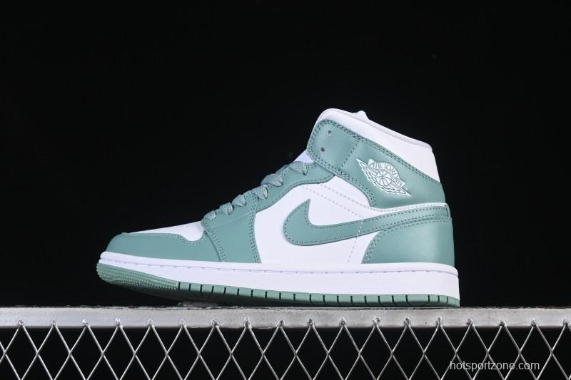 Nike Air Jordan 1 Mid Jade Smoke - BQ6472-138