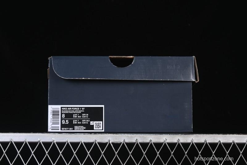 Nike Air Force 1 '07 Low Casual Sneakers with Full-Length Air Cushion - IB7677-001
