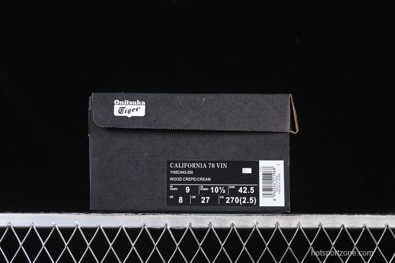 Onitsuka Tiger EDR 78 Comfortable Versatile Slip-Resistant Low-Top Running Shoes - 1183C443-200