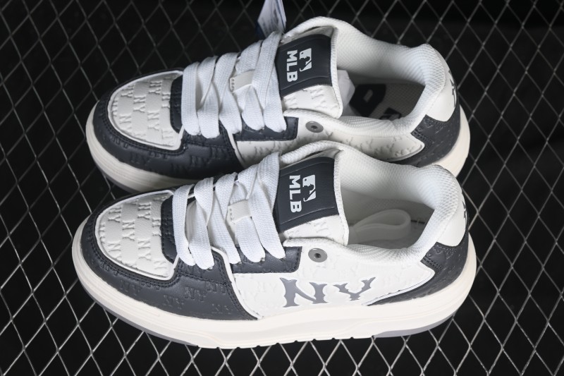 New York Yankees MLB Bigball Chunky Embroidered Monogram Platform Casual Sneakers - 3ASXE035N50CGS