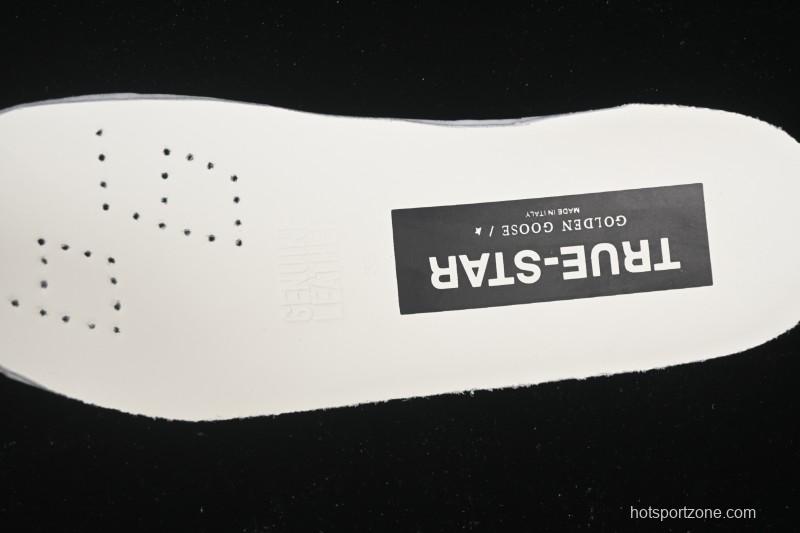 Golden Goose True Star Distressed Leather Sneakers - GGDB