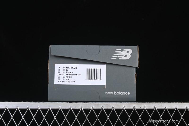 New Balance 471 Series Fabric and Leather Casual Lifestyle Shoes - U471KDB