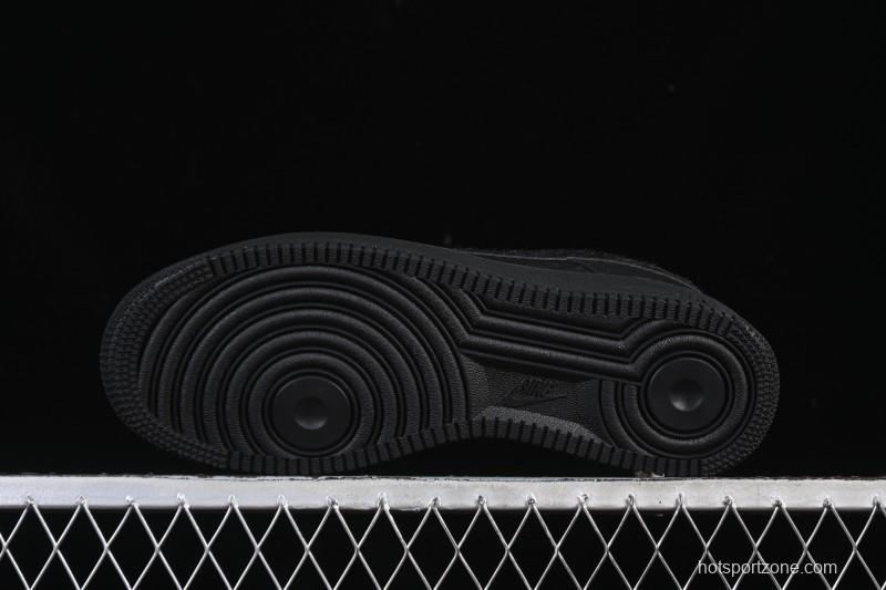 Nike Air Force 1'07 Low Casual Sneakers with Full-Length Air Cushion - HQ1977-001
