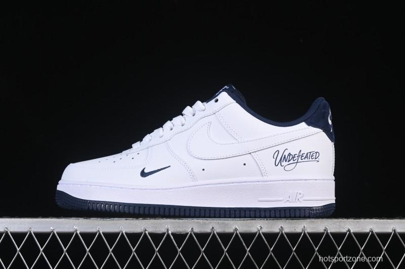 Nike Air Force 1'07 Low White Blue Casual Sneakers - ZH0316-119