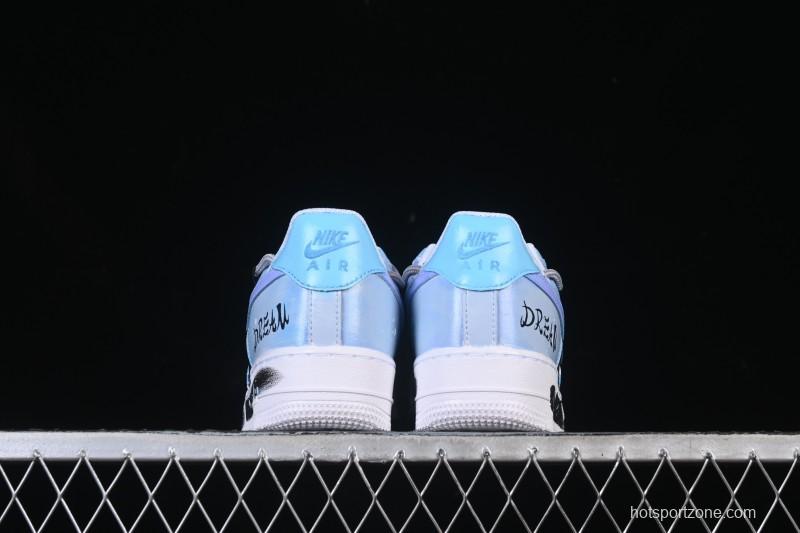 Nike Air Force 1'07 Low Chasing Dream Hand-Painted Graffiti Casual Sneakers - CW2288-101