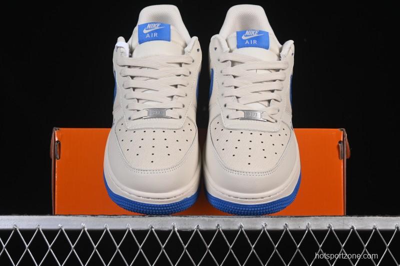 Nike Air Force 1 '07 Low LV Collaboration Mesh Panel Light Blue Low-Top Casual Sneakers - QW5836-025