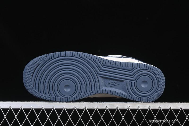 Nike Air Force 1 '07 Low Dior Collaboration Milan Embroidery Low-Top Casual Sneakers - XD2588-608