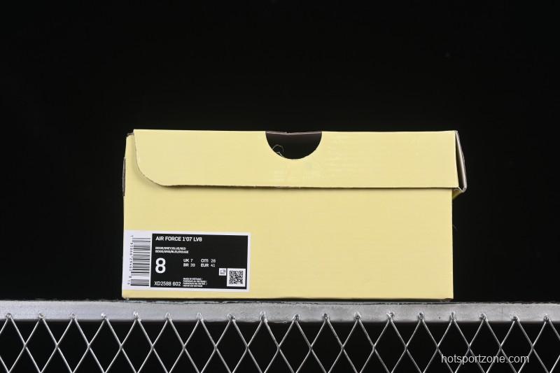 Nike Air Force 1 '07 Low Supreme Collaboration White Blue Gray Red Casual Sneakers - XD2588-602