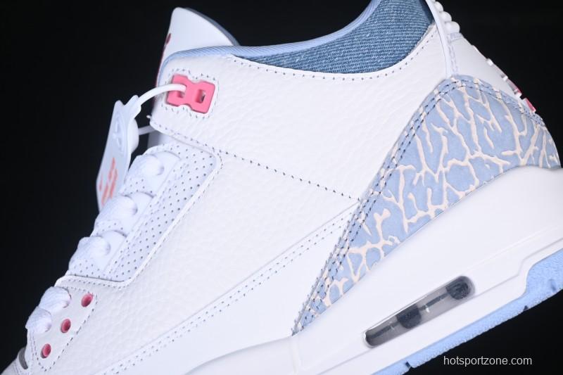 Nike Air Jordan 3 Retro Cobalt Bliss Design - HQ0784-101