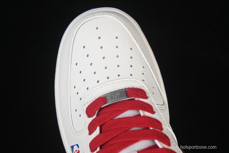 Nike Air Force 1 '07 Low NBA Collaboration Clippers Blue Red Casual Sneakers - QW5606-274