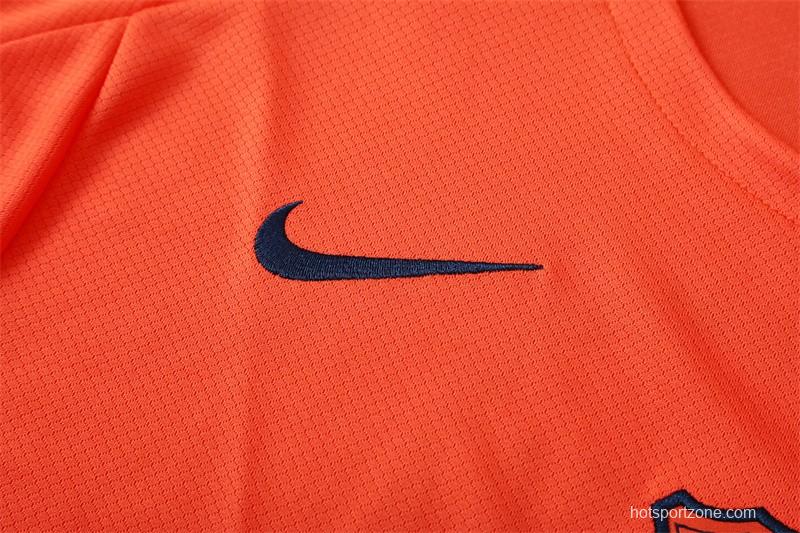 25/26 Barcelona Orange T90 Short Sleeve Jersey+Shorts