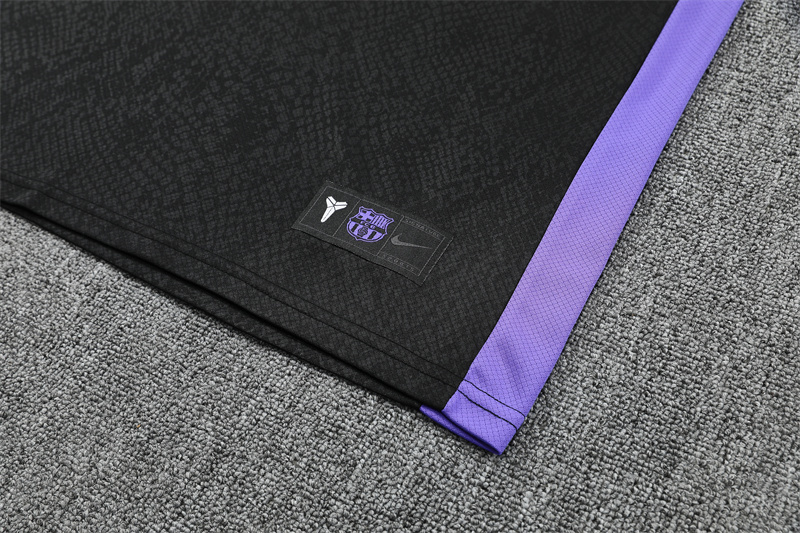 25/26 Barcelona Black Joint Edition with XS Short Sleeve+Soccer Shorts