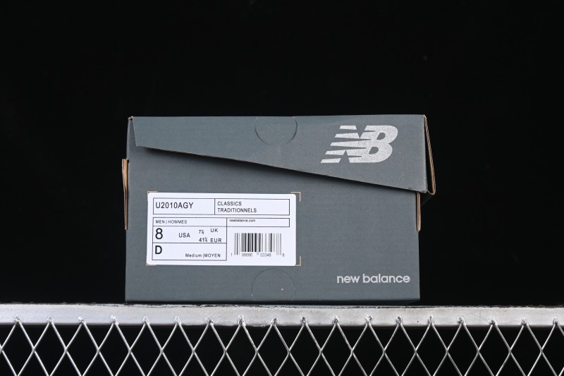 New Balance 2010 Series Retro Casual Running Shoes with Suede and Mesh Upper - U2010AGY