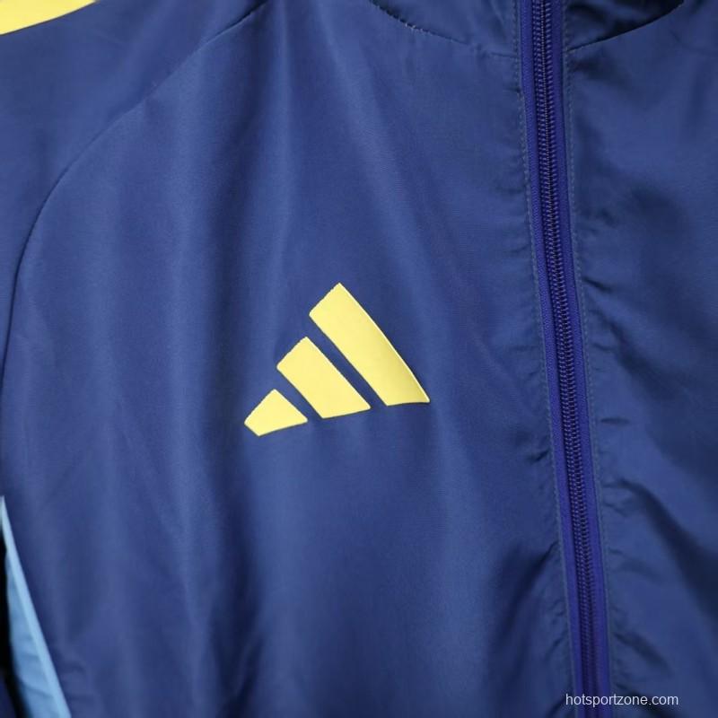 25/26 Club America Blue Windbreaker (with Inner Lining)