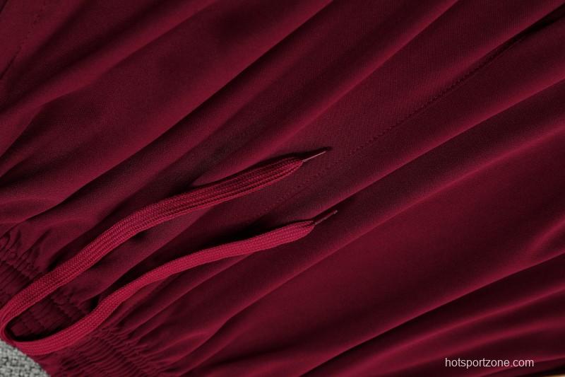 25/26 Arsenal Adidas Original Wine Short Sleeve Jersey+Shorts