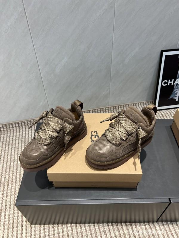 UGG Platform Loafers Series Round Toe Platform Casual Shoes - MJ00270