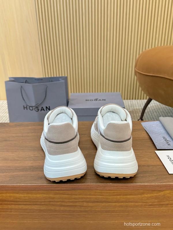 Hogan H-STRIPES Series Couple High Platform Chunky Dad Shoes Casual Sneakers - LY00370/LY00380