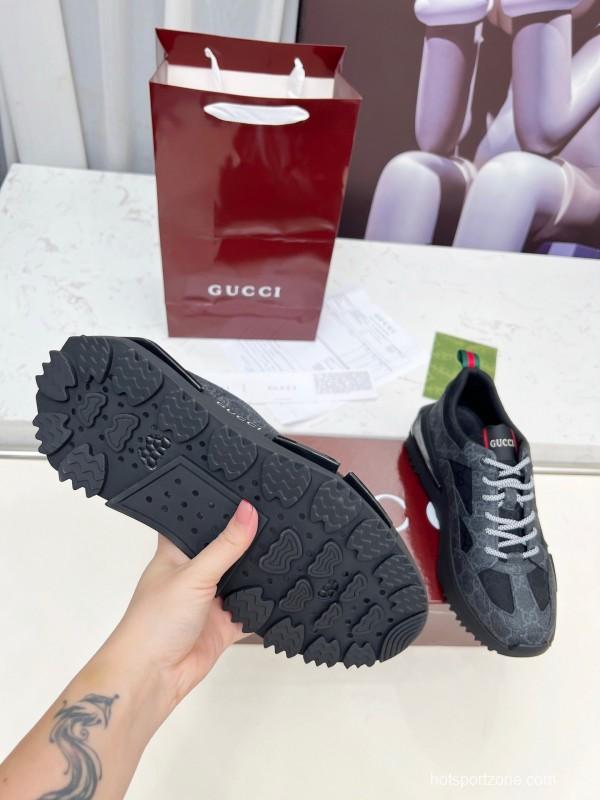 Gucci 2025/SS 2.0 Sneakers with Reflective Stripes and Retro Design - LY00320