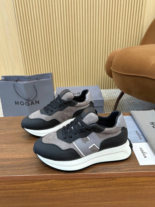 Hogan H-STRIPES Series Couple High Platform Chunky Dad Sneakers - AS00350