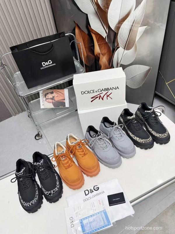 D&G Chunky Derby Casual Platform Shoes - AS00340