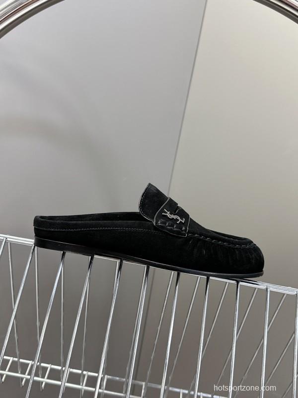 Saint Laurent Classic Loafer Mule Flats - KFY00320