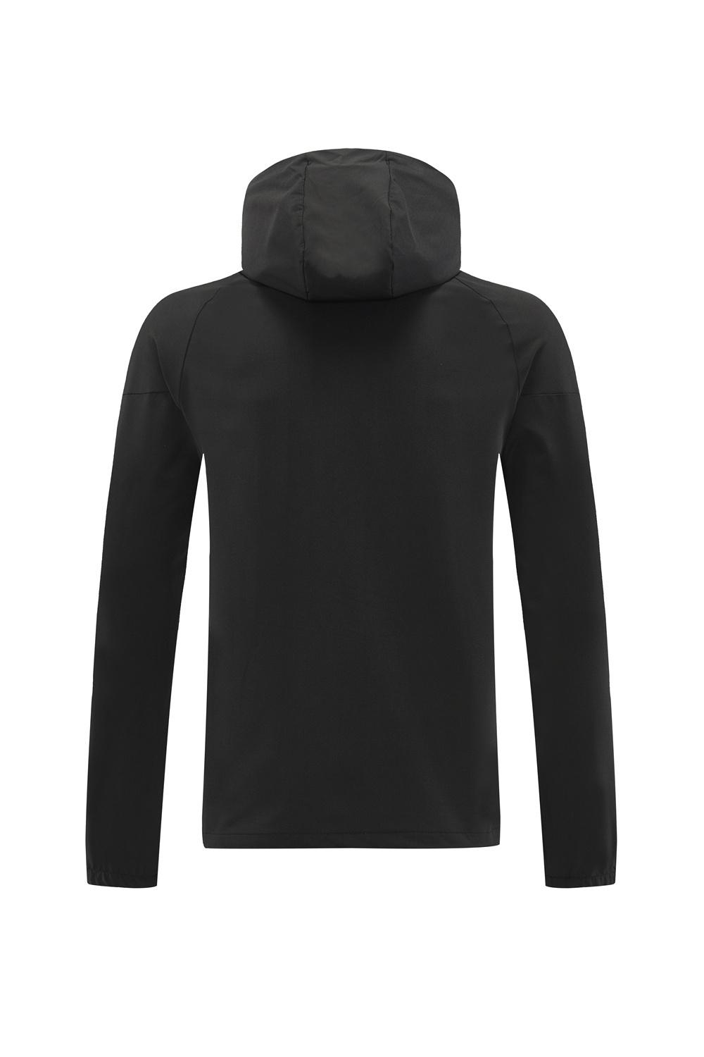 2025 Adidas Black Half Zipper Jacket+Long Pants S-2XL