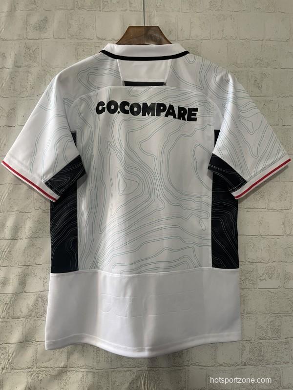 2026 Wales away White with Topographic Pattern Jersey